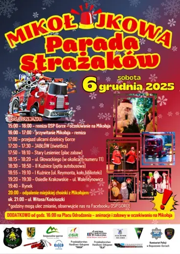 Mikołajkowa Parada Strażak&oacute;w