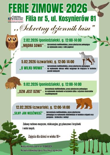 Ferie zimowe 2026 z MBP-CK