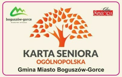 Zdjęcie do Karta Seniora za darmo w Boguszowie-Gorcach!