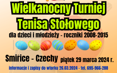 Zdjęcie do Wielkanocny Turniej Tenisa Stołowego