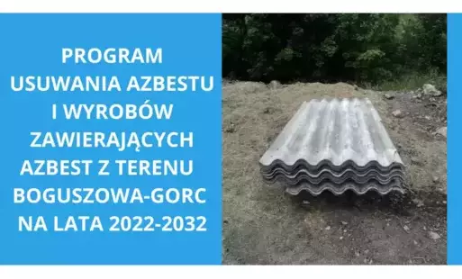 Zdjęcie do Bogusz&oacute;w-Gorce pomoże Ci usunąć azbest &ndash; NAB&Oacute;R WNIOSK&Oacute;W