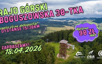 Zdjęcie do 1. Rajd G&oacute;rski "Boguszowska 30-tka"